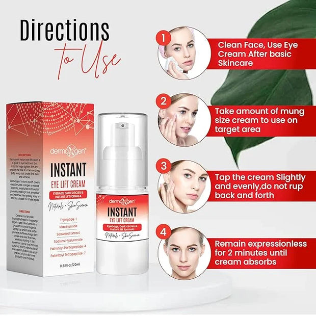 Rapid Reduction Eye Cream - Eye Cream Anti Aging Treatment for Dark Circles - Instant Under Eye Cream - Advanced Peptide S...