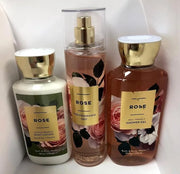 Bath and Body Works - Rose - Shower Gel, Body Lotion, & Fine Fragrance Mist Daily Trio Summer 2018 - Product Image
