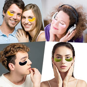 Under Eye Patches -30 Pairs Caviar Essence Eye Mask Eye Pads for Puffy Eyes, Reducing Dark Circles, Anti-Aging, Collagen E...