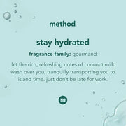 Method Body Wash, Stay Hydrated, Paraben and Phthalate Free, 18 oz (Pack of 6) - Product Image
