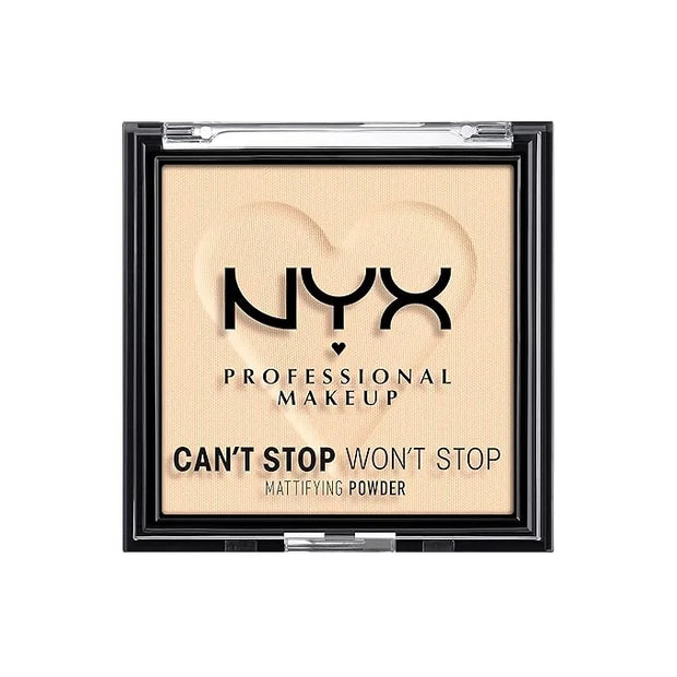 NYX PROFESSIONAL MAKEUP Can't Stop Won't Stop Mattifying Pressed Powder - Fair - Product Image