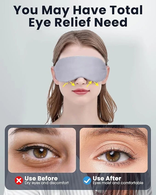 Heated Eye Mask for Dry Eyes,FSA HSA Eligible,Syndrome, MGD, Blepharitis, Stye Eye Treatment,Warm Compress for Eyes, Cool ...