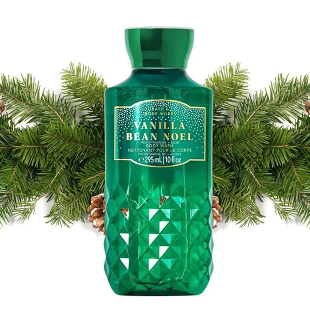 Bath & Body Works Vanilla Bean Noel Shower Gel, 10 Ounce - Product Image