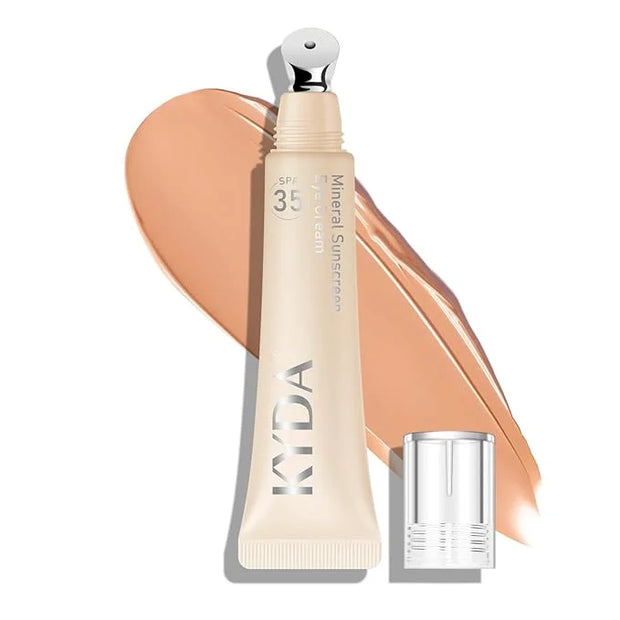 KYDA Mineral Sunscreen Eye Cream, SPF 35, 3-in-1 Under Eye Cream for Dark Circle and Fine Lines - Product Image