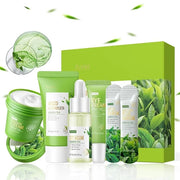Green Tea Skin Care Kit Teenage Girls Gifts, 19-In-1 Facial Skin Care Routine Set Kit for Women/Girls, Hydrating Teen Skin...