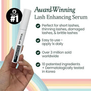Biotin Lash Serum - Eyelash and Eyebrow Growth Serum for Thicker, Fuller Lashes and Brows, Korean Dermatologist-Developed,...