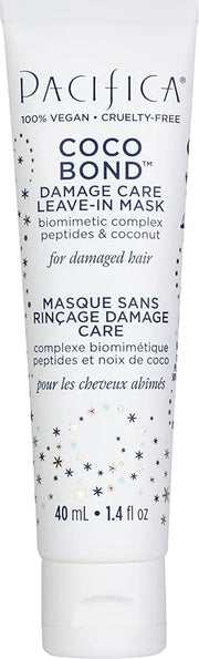 Pacifica Mini Coco Bond Damage Care Leave-In Mask – Bond Repair Hair Treatment for Damaged Hair, Concentrated Travel-Size ...