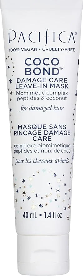 Pacifica Mini Coco Bond Damage Care Leave-In Mask – Bond Repair Hair Treatment for Damaged Hair, Concentrated Travel-Size ...