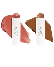 Skip The Brush Contour Duo - Cream to Powder Multi-Purpose Makeup Sticks - Pigmented, Buildable Color for Eyes, Cheeks, an...