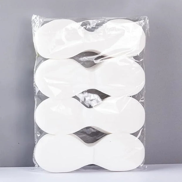 400 Sheets Disposable Non Woven Eye Mask Paper, Disposable Cotton DIY Eye Paper Disposable Cotton Eye Pillow Covers for Sk...