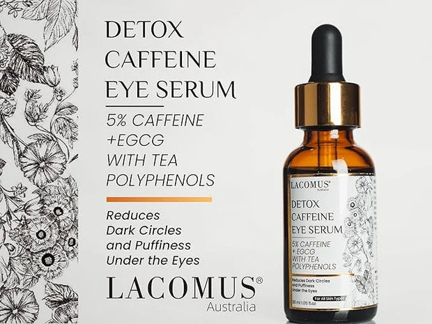 Advance Caffeine 5% + EGCG Serum - Powerful Eye Contour Serum to Reduce Puffiness, Dark Circles - Hydrating and Smoothing ...