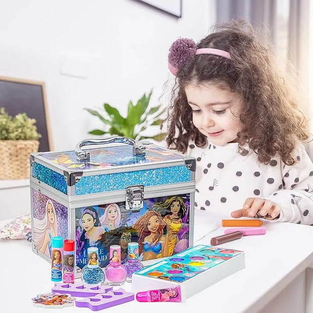 Little Mermaid Train Case Beauty Set,