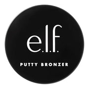 e.l.f. Putty Bronzer, Creamy & Highly Pigmented Formula, Creates a Long-Lasting Bronzed Glow, Infused with Argan Oil & Vit...