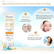 SPF 90 Sunscreen Instant Protection UVA UVB Foundation PA+++ Oil Free Sunblock Cover Protect Perfectly Moisturizing Covera...