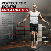 Jump Rope, Weighted Jump Ropes for Men women, 2.8lb 3.8lb 3.8lb 5lb 5lb Heavy - Product Image