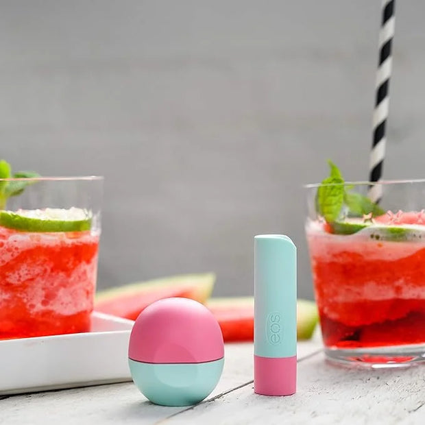 eos FlavorLab Lip Balm Stick and Sphere, Watermelon Frosé, Natural Shea Lip Products, 2 Count(Pack of 2) - Product Image