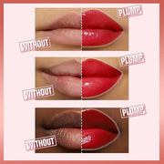 Lip Plumper Gloss, Plumping Lip Gloss with Chili Pepper, Blush Blaze/Peach Fever/Red Flag/Mauve Bite/Pink Sting/Hot Honey/...