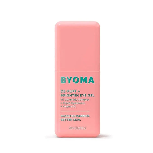 BYOMA De-Puff + Brighten Eye Gel - Lightweight Gel Eye Cream for Dark Circles, Puffiness & Wrinkles - Under Eye Cream With...