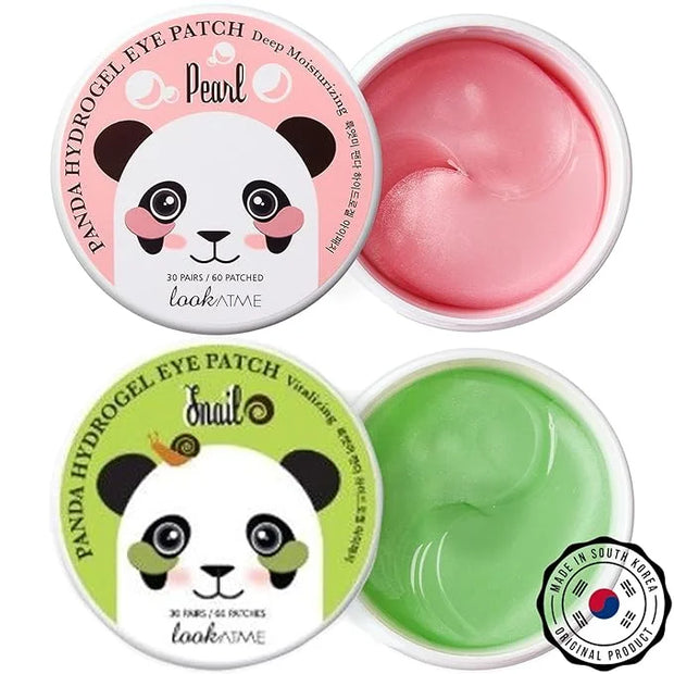 Korean Under Eye Patches for Dark Circles and Puffiness, Under Eye Mask for Puffy Eyes, Eye Bags with Snail Pearl (60pcs x...