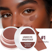4 Colors Under Eye Brightener, Conceal & Brighten Dark Circles, Nourishing Waterproof Under Eye Cream Pot Concealer Full C...
