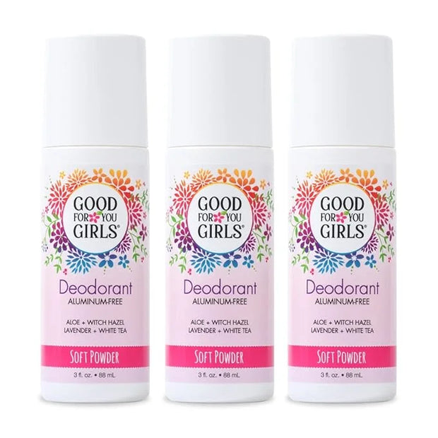 Good for You Girls Aluminum-Free, Natural & Vegan Deodorant for Kids, Preteens, Teens, Safe & Effective Odor Protection, C...