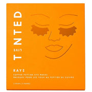 Live Tinted Rays Copper Peptide Eye Masks - Cooling, Brightening, & Nourishing Under Eye Patches, Reduces Fine Lines, & Hy...