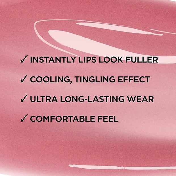 L'Oreal Paris Infallible Pro Gloss Plump Lip Gloss with Hyaluronic Acid, Long Lasting Plumping Shine, Lips Look Instantly ...