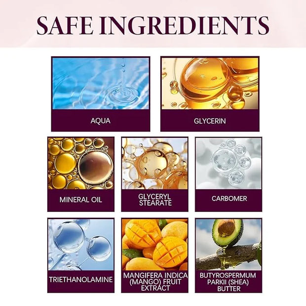 2PCS Mango Eye Cream, Eye Moisturizing Serum, Anti-Aging Treatment for Puffiness, Dark Circles & Fine Lines, Fast-Absorbin...