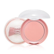 ETUDE Lovely Cookie Blusher - Peach Choux Wafers 4g | Glowing & Natural Powder Blush with Long-Lasting Sebum Control | Eas...