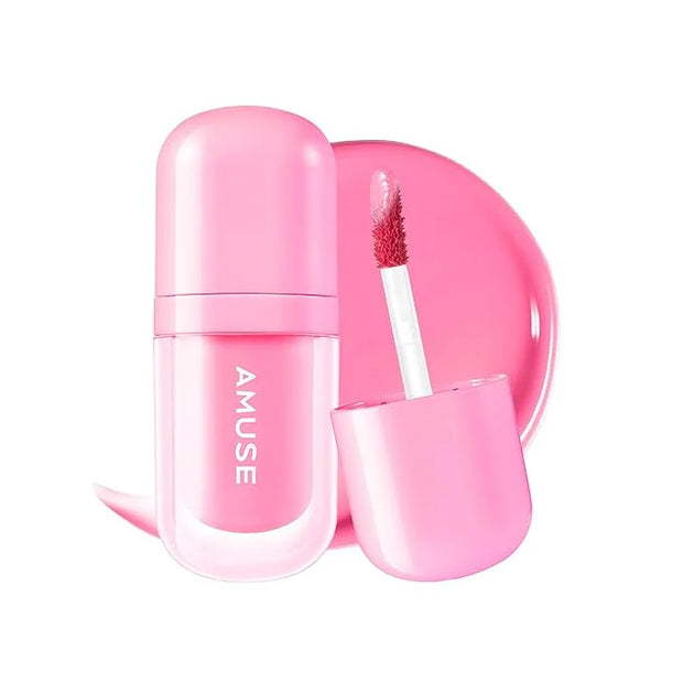 Amuse SEOUL BEBE TINT - 03 COOL HIBISCUS | 24-hour Long-lasting Lip Stain, Plumping, Hydrating, Moisturizing, No Peel Off,...