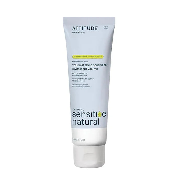 ATTITUDE Hair Conditioner for Sensitive Dry Scalp, Soothing Oat, Naturally Derived Ingredients, Dermatologically Tested, V...