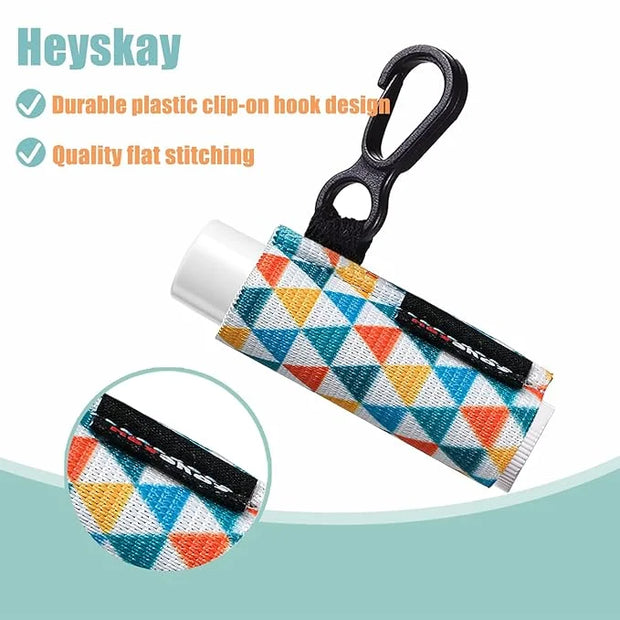 3PCS Lip Balm Holder Keychain Lipstick