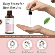The nordea - 5% Caffeine Serum Angelica - Anti-Aging Eye Serum for Dark Circles, Puffiness and Wrinkles - Caffeine Eye Ser...