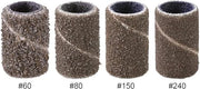 PANA 100 Pieces Nail Sanding Bands Professional Nail Manicure Great Fit for Nail Drill Bits for Acrylic Nails (60 Grit, Br...