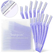 Women’s Dermaplane Razor for Face & Eyebrow - Anti-Cutting Japanese Blades for Eyebrow and Facial Hair Removal, Achieve Si...