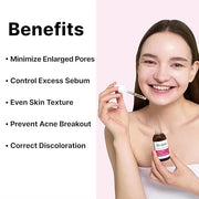 12% Niacinamide Serum with 1% Zinc PCA, Pore Minimizer for Face, Control Excess Oil and Sebum, Improve Uneven Skin Tone, D...
