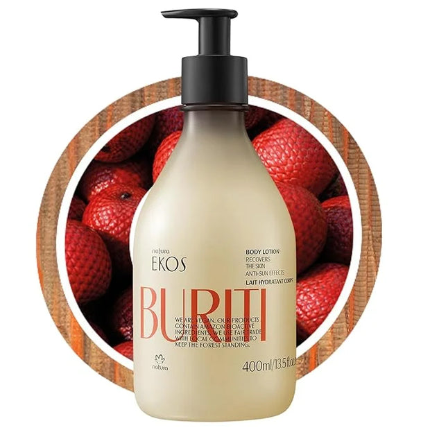 natura - Ekos Buriti Recovery Body Lotion - Skin Protection & Recovery from Sun Exposure Damage - Hydrating - Vegan Skin C...