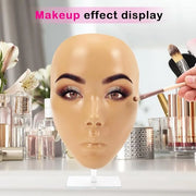3D Makeup Practice Face Board,Reusable Silicone