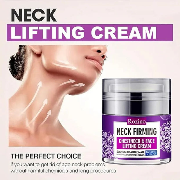 Collagen Face & Neck Tightening Cream,Neck Firming Cream for Reduce Double Chin Neck Firming and Lifting Anti Wrinkle Neck...