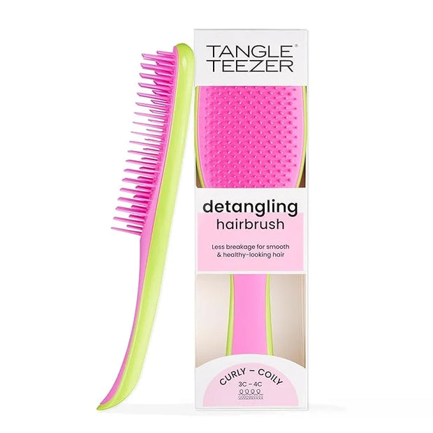 Tangle Teezer Ultimate Detangler Curly Hair Brush, Dry & Wet Hairbrush, Reduces Frizz & Breakage, for 3C to 4C Curly Hair ...