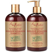 SheaMoisture Shampoo and Conditioner Set, Manuka Honey, Mafura Oil, Baobab Oil & Fig Extract, Hydrate + Replenish, Vitamin...