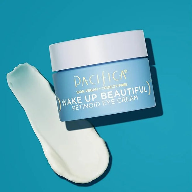 Pacifica Beauty Wake Up Beautiful Retinoid Eye Cream & Overnight Retinoid Cream Set, Skincare, Moisturizer, Face Cream, Fo...