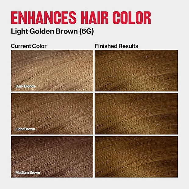 Revlon ColorSilk Tone + Gloss + Care Demi Permanent Hair Color, Dye Kit with Leave-In Scalp and Haircare Serum, 2x Shinier...