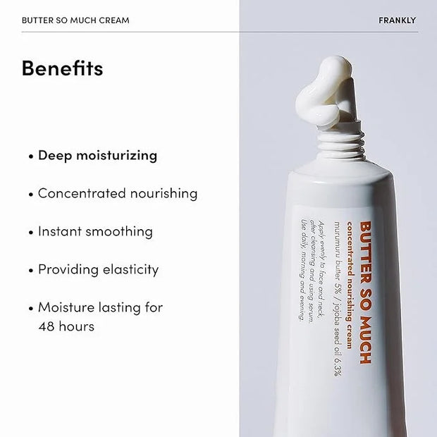 FRANKLY Skin Repair Duo: Retinol 0.3 Cream & Butter So Much Cream | Anti-Aging & Skin Turnover | Deep Moisturization | Veg...