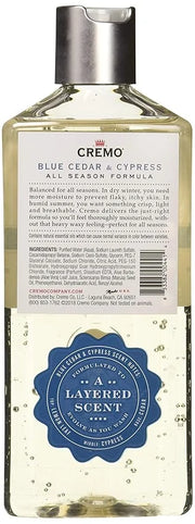 Cremo Inc Blue Cedar & Cyprus Body Wash - 16oz, 16 Oz (Pack of 2) - Product Image