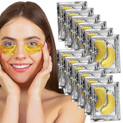 Under Eye Anti-Aging Eye Mask Collagen Patch Treatment for Minimizing Wrinkles, Puffy Eyes, Eye Bags, Dark Circles, Fine L...