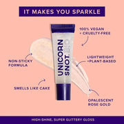 UNICORN SNOT Glitter Lip Gloss - Sparkly Lip Shine - Stocking Stuffers for Women, Gifts for Teen Girls - Vegan & Cruelty-F...