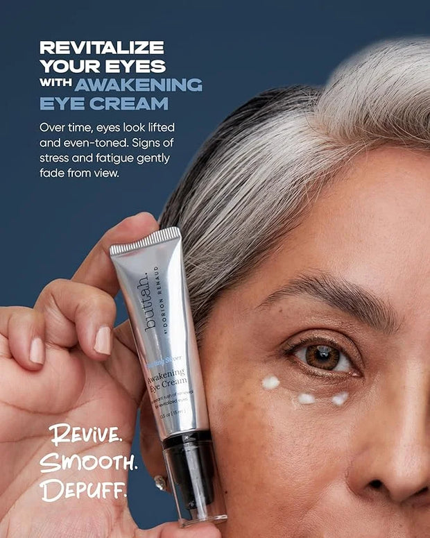 Buttah Skin Awakening Eye Cream for Dark Circles and Puffiness - Anti Aging Eye Care Cream - Eye Cream For Wrinkles - Nour...