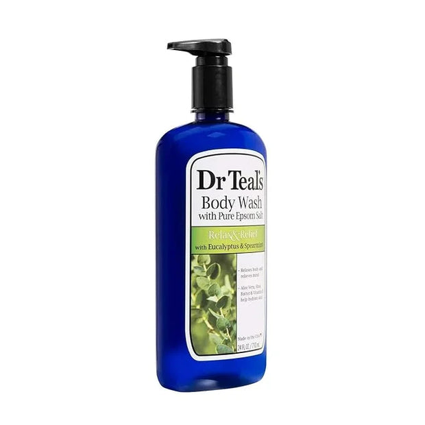 Dr Teal's Lavender & Eucalyptus Body Wash Gift Set (2 Pack, 24oz Ea) - Soothe & Sleep Lavender & Relax & Relief Eucalyptus...