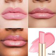 Oulac Pale Pink Lipstick Shine for Women, 2 in 1 Glossy Light Pink Tinted Lip Balm, Hydrating Lipstick for Dry Lips, Moist...
